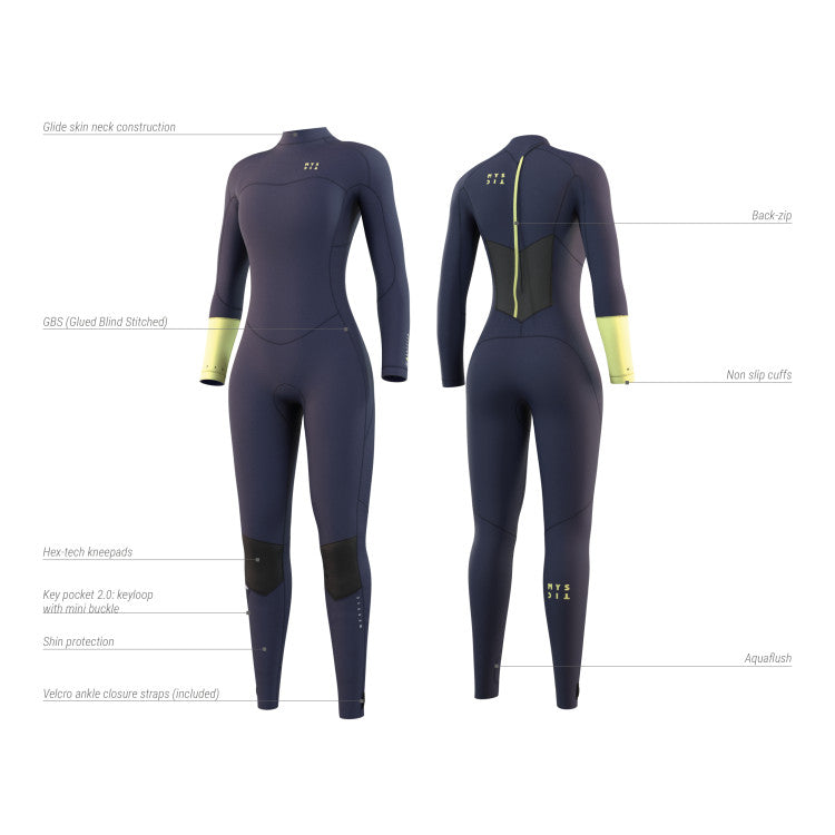 Load image into Gallery viewer, Mystic Dazzled Fullsuit 5/3mm Bzip Women