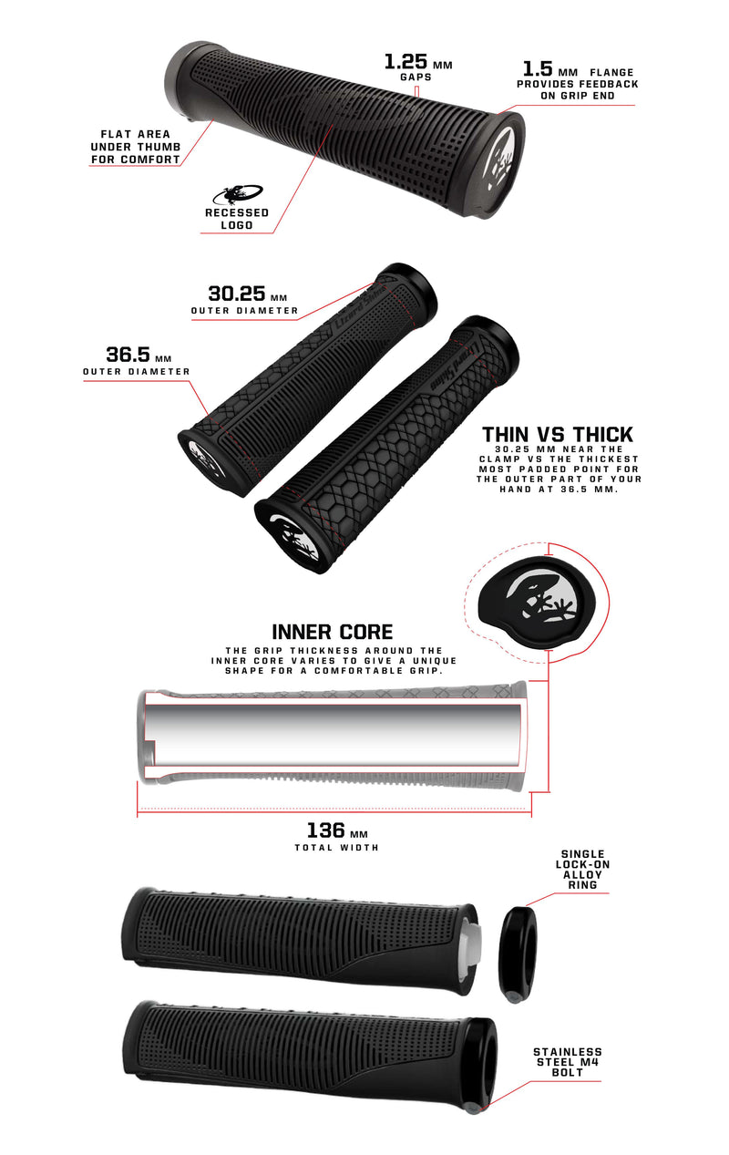 Load image into Gallery viewer, LizardSkins Gradien LocOn Grip