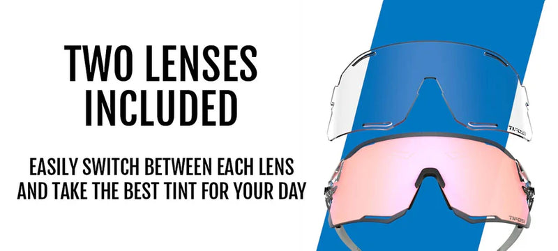 Load image into Gallery viewer, Tifosi Rail Race Crystal Clear INT