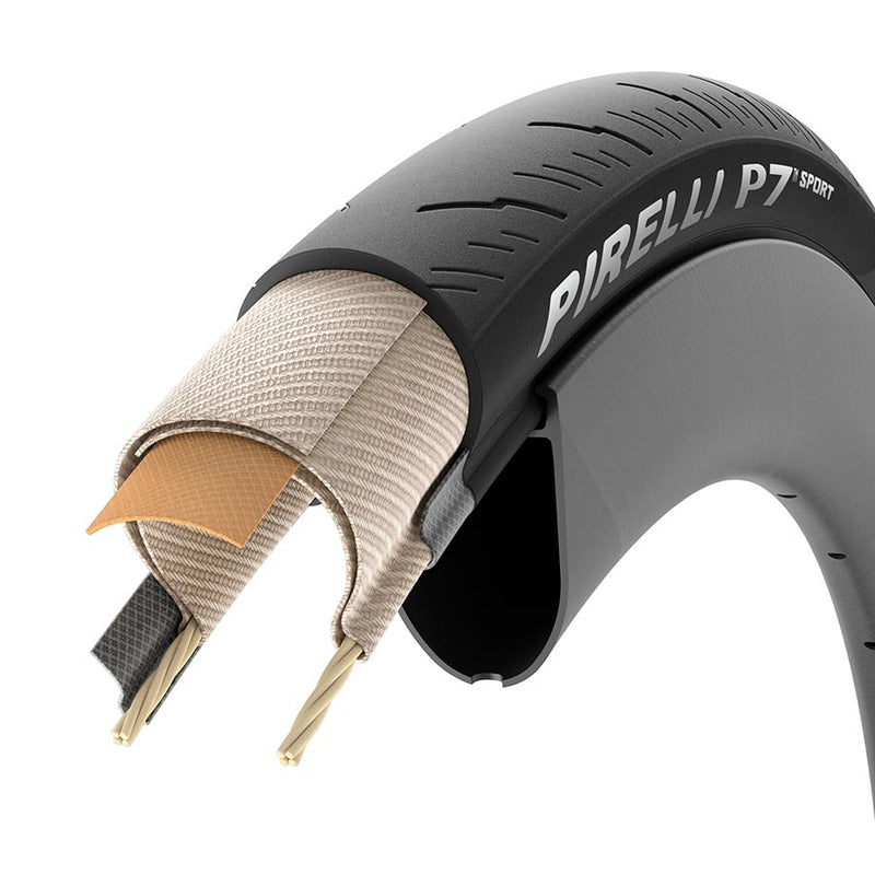 Load image into Gallery viewer, Pirelli P7 Sport Road Tire 28c
