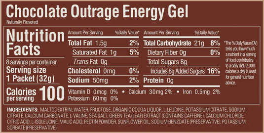 GU Chocolate Outrage Gel