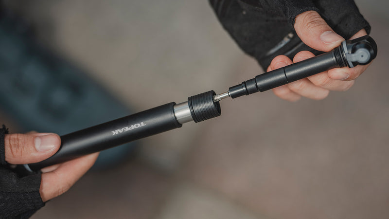 Load image into Gallery viewer, Topeak Two Timer XT Mini Pump Tubeless Tool Kit
