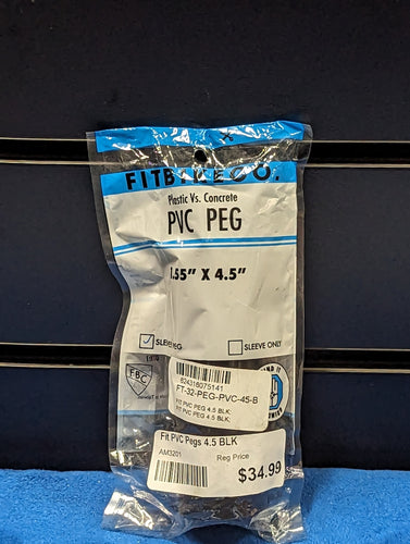Fit PVC Pegs 4.5 BLK