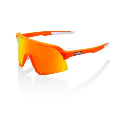 100% S3 Neon Orange LE Glasses